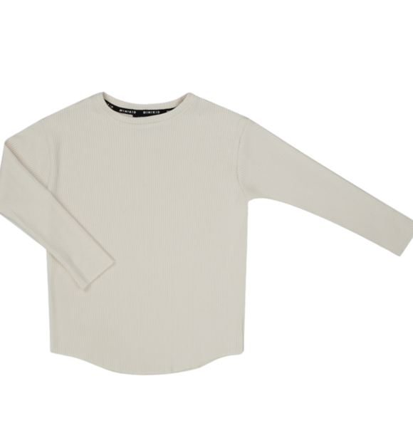 RIBBED LONGSLEEVE BEIGE