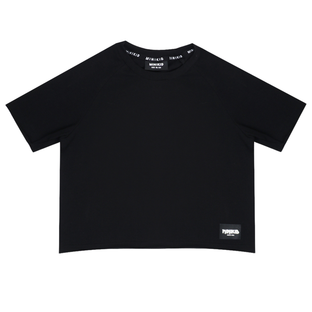 BLACK OVERSIZED T-SHIRT | STREETWEAR CHILDREN'S CLOTHING | MINIKID