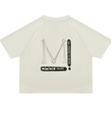 CREAM WHITE OVERSIZED T-SHIRT | STREETWEAR CHILDREN'S CLOTHING | MINIKID