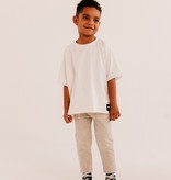 CREAM WHITE OVERSIZED T-SHIRT | STREETWEAR CHILDREN'S CLOTHING | MINIKID