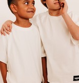 CREAM WHITE OVERSIZED T-SHIRT | STREETWEAR CHILDREN'S CLOTHING | MINIKID