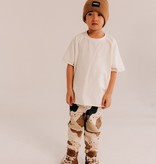 CREAM WHITE OVERSIZED T-SHIRT | STREETWEAR CHILDREN'S CLOTHING | MINIKID