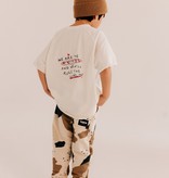CREAM WHITE OVERSIZED T-SHIRT | STREETWEAR CHILDREN'S CLOTHING | MINIKID