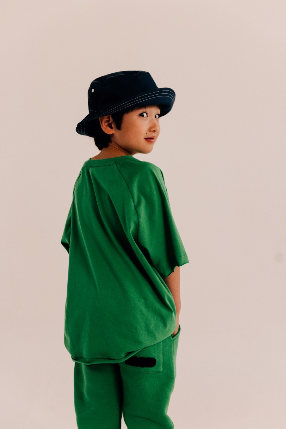 Minikid GREEN OVERSIZED T-SHIRT | STREETWEAR CHILDREN'S CLOTHING | MINIKID