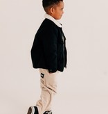 BEIGE VELVET RIB TROUSERS | COMFORTABLE PANTS | CHILDREN'S CLOTHING