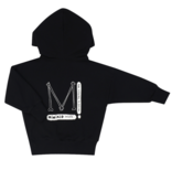 BLACK CARDIGAN | LONG CARDIGAN WITH HOOD | COOL KIDS CLOTHING