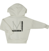 CREME WIT  VEST | LANG VEST MET CAPUCHON | STOERE KINDERKLEDING