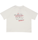 CREAM WHITE OVERSIZED T-SHIRT | STREETWEAR CHILDREN'S CLOTHING | MINIKID