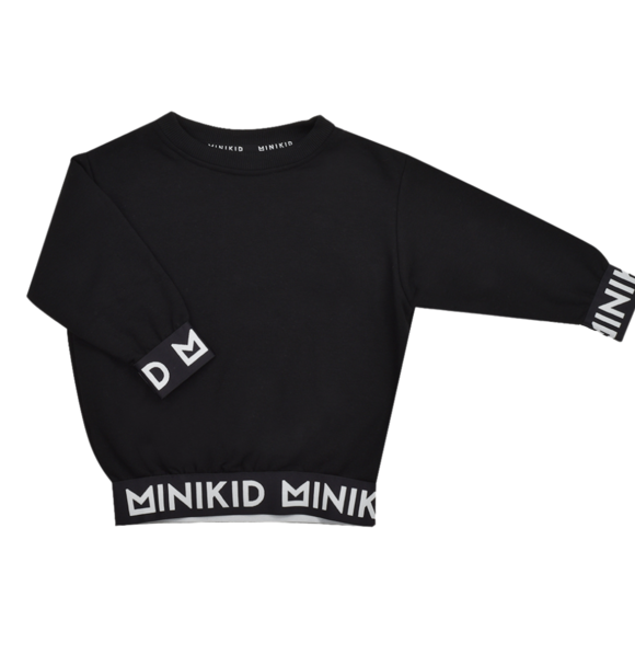 Minikid SWEATSHIRT TAPE BLACK