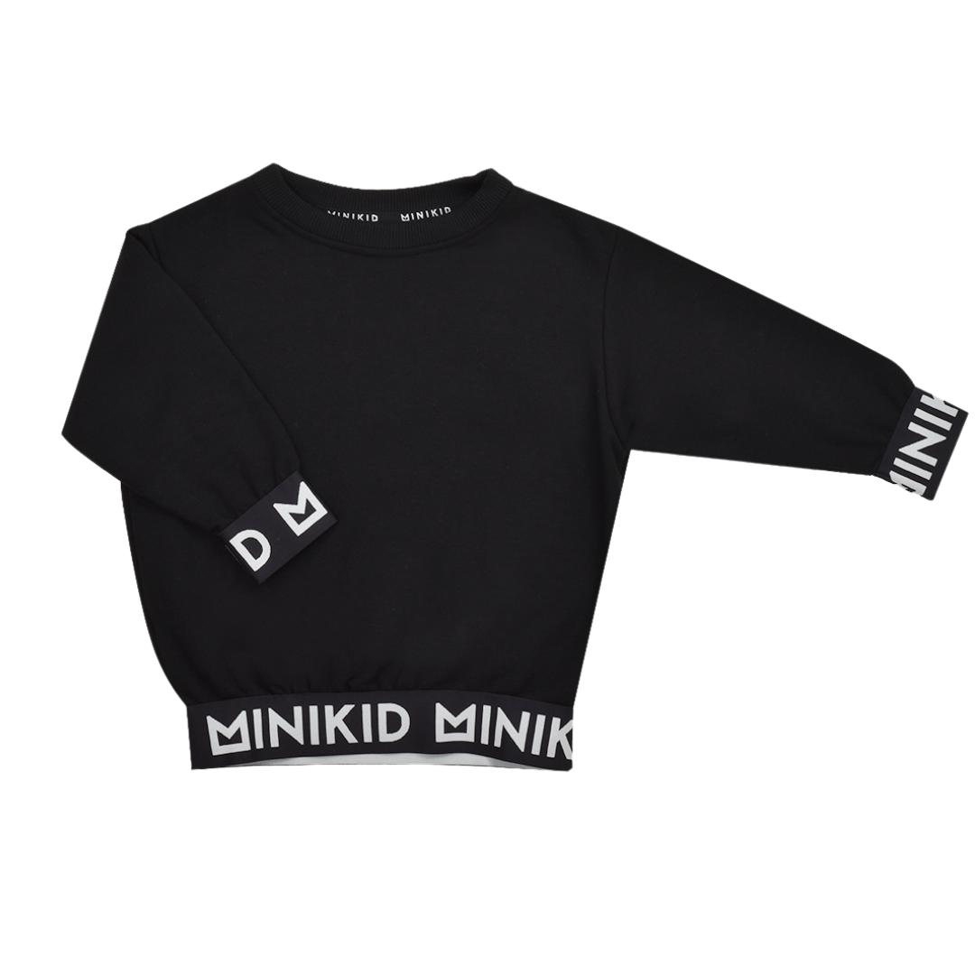 Minikid BLACK SWEATER | SWEATER FOR BOYS AND GIRLS | Tough KIDS CLOTHING