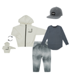 Minikid CREAM WHITE CARDIGAN | LONG CARDIGAN WITH HOOD | URBAN KIDS CLOTHING