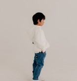 CREAM WHITE CARDIGAN | LONG CARDIGAN WITH HOOD | URBAN KIDS CLOTHING