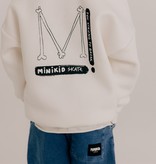 CREME WIT  VEST | LANG VEST MET CAPUCHON | STOERE KINDERKLEDING