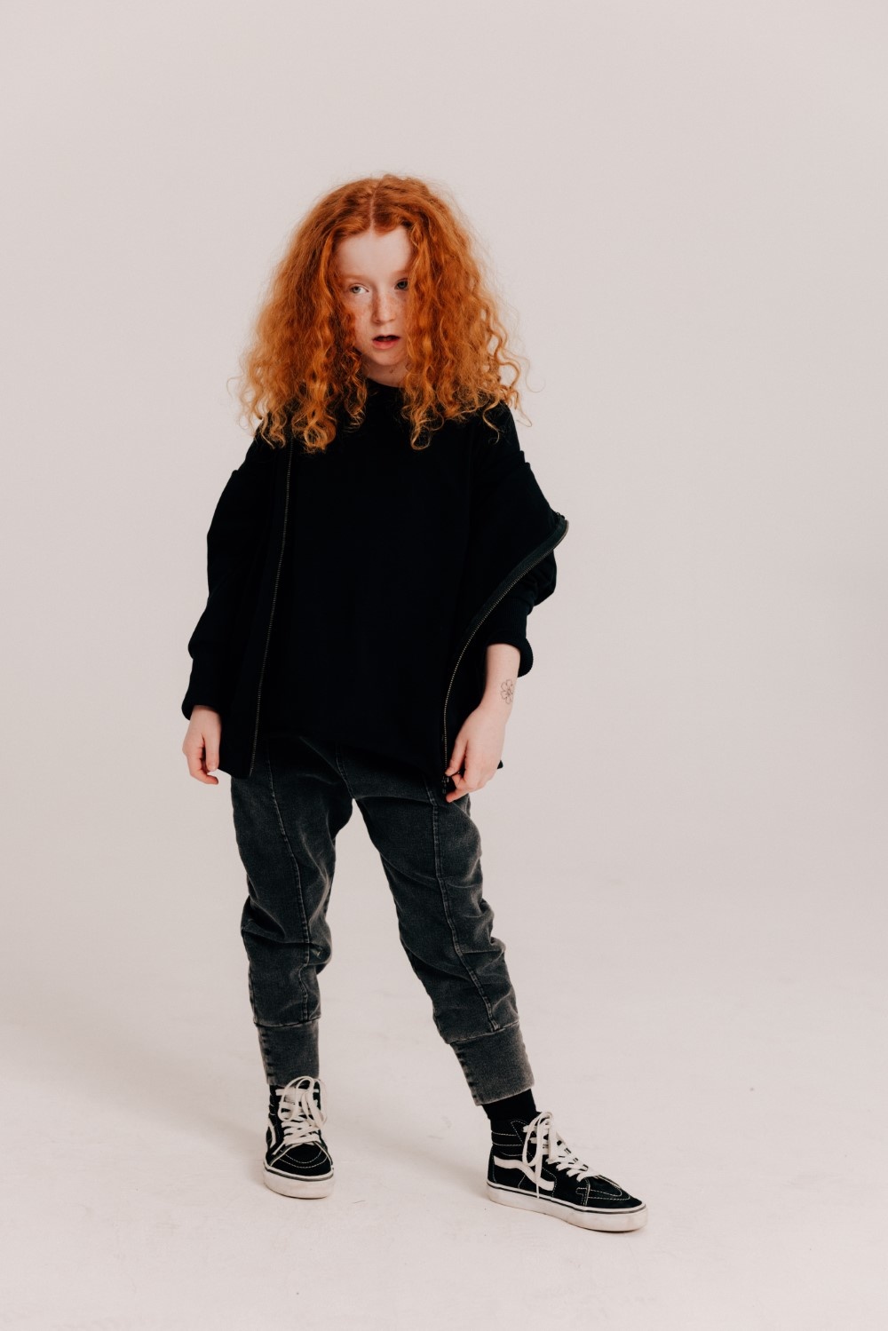 BLACK CARDIGAN | LONG CARDIGAN WITH HOOD | COOL KIDS CLOTHING