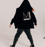 Minikid BLACK CARDIGAN | LONG CARDIGAN WITH HOOD | COOL KIDS CLOTHING