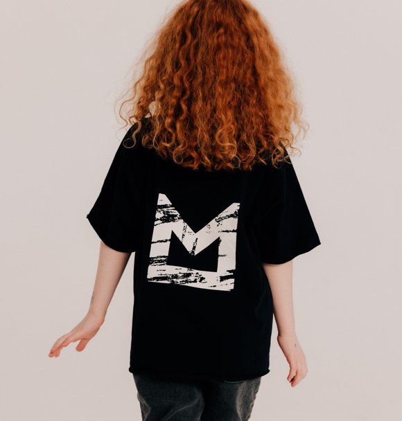 OVERSIZED T-SHIRT  BLACK M