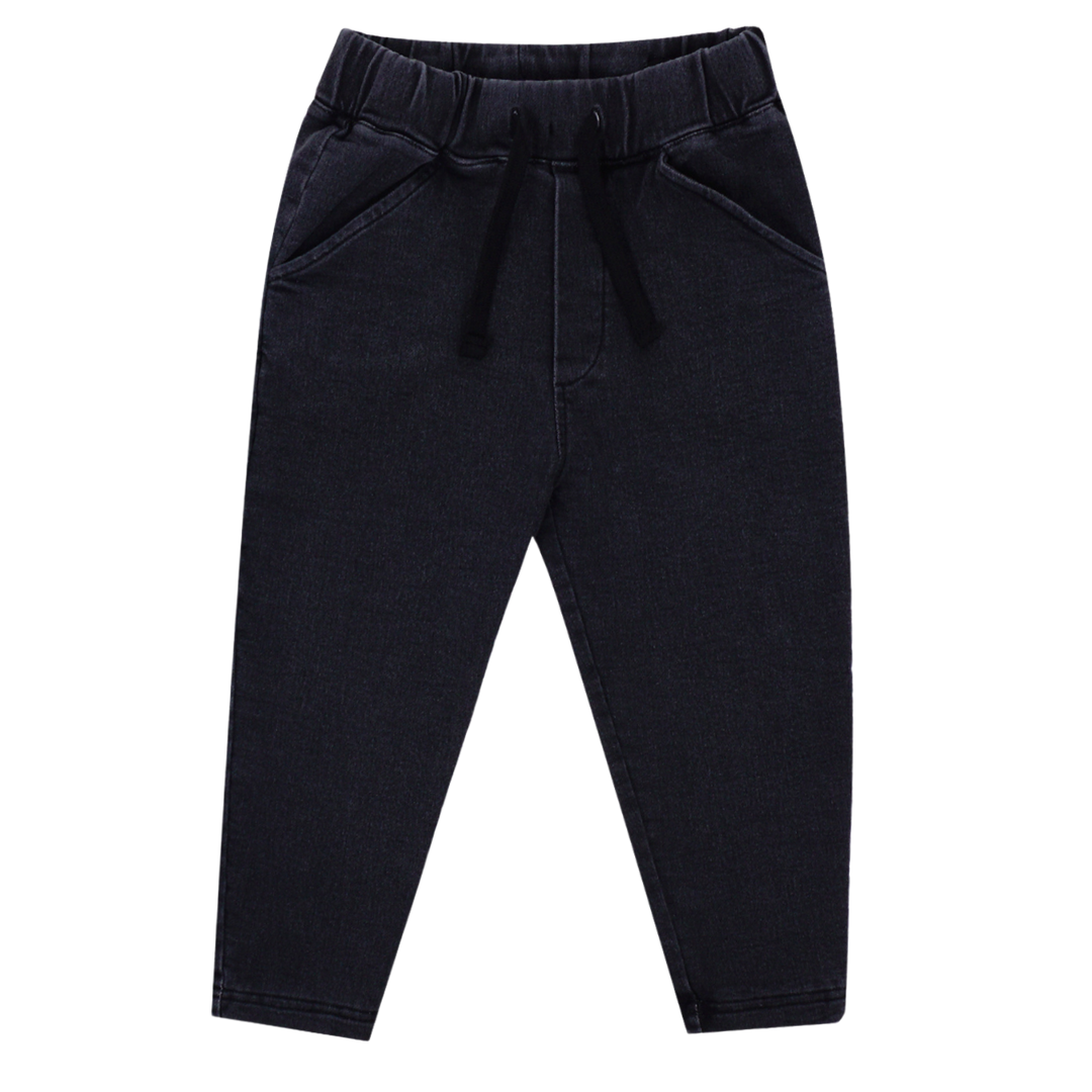 BLACK STURDY PANTS | COMFORTABLE PANTS | CHILDREN'S CLOTHING