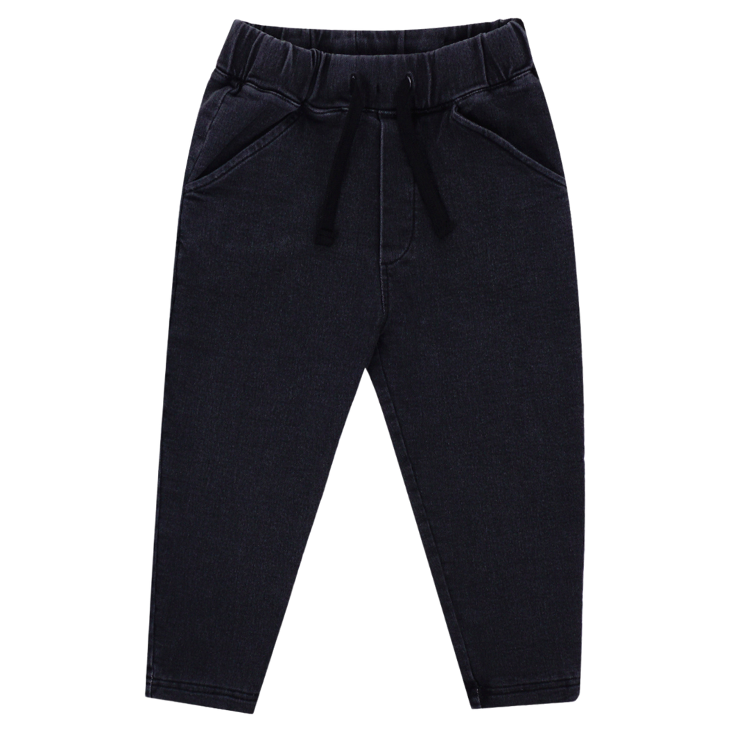 Minikid BLACK STURDY PANTS | COMFORTABLE PANTS | CHILDREN'S CLOTHING