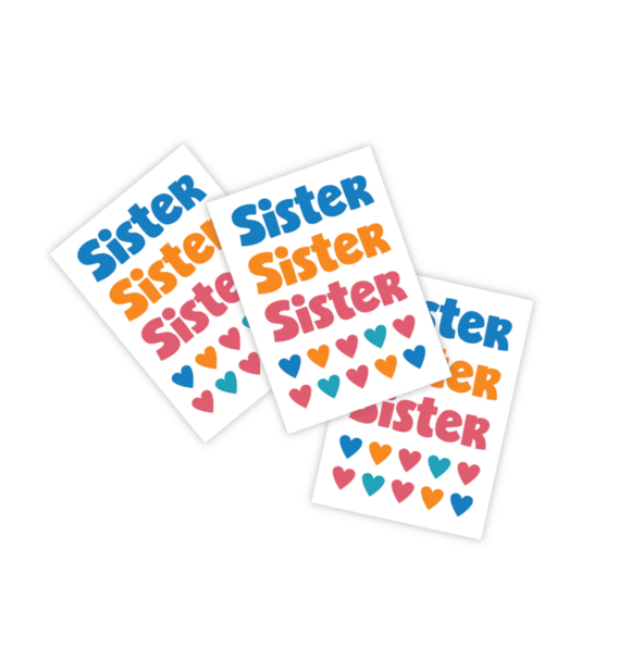 Ducky Street SISTER TATOO (3x)