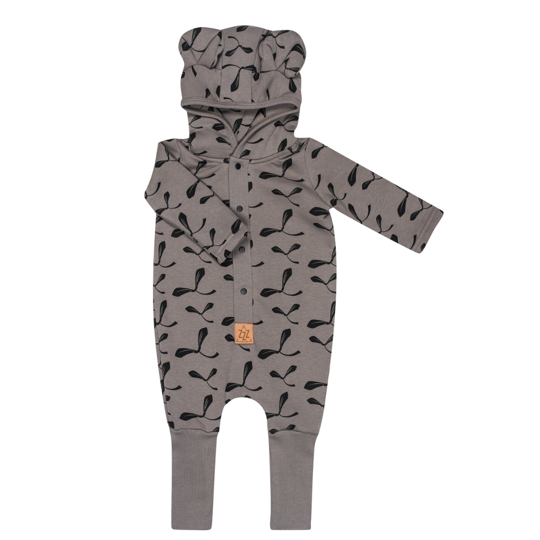 Zezuzulla BABYKLEDING MET OORTJES | JUMPSUIT MET CAPUCHON | WARME BABY PAKJE