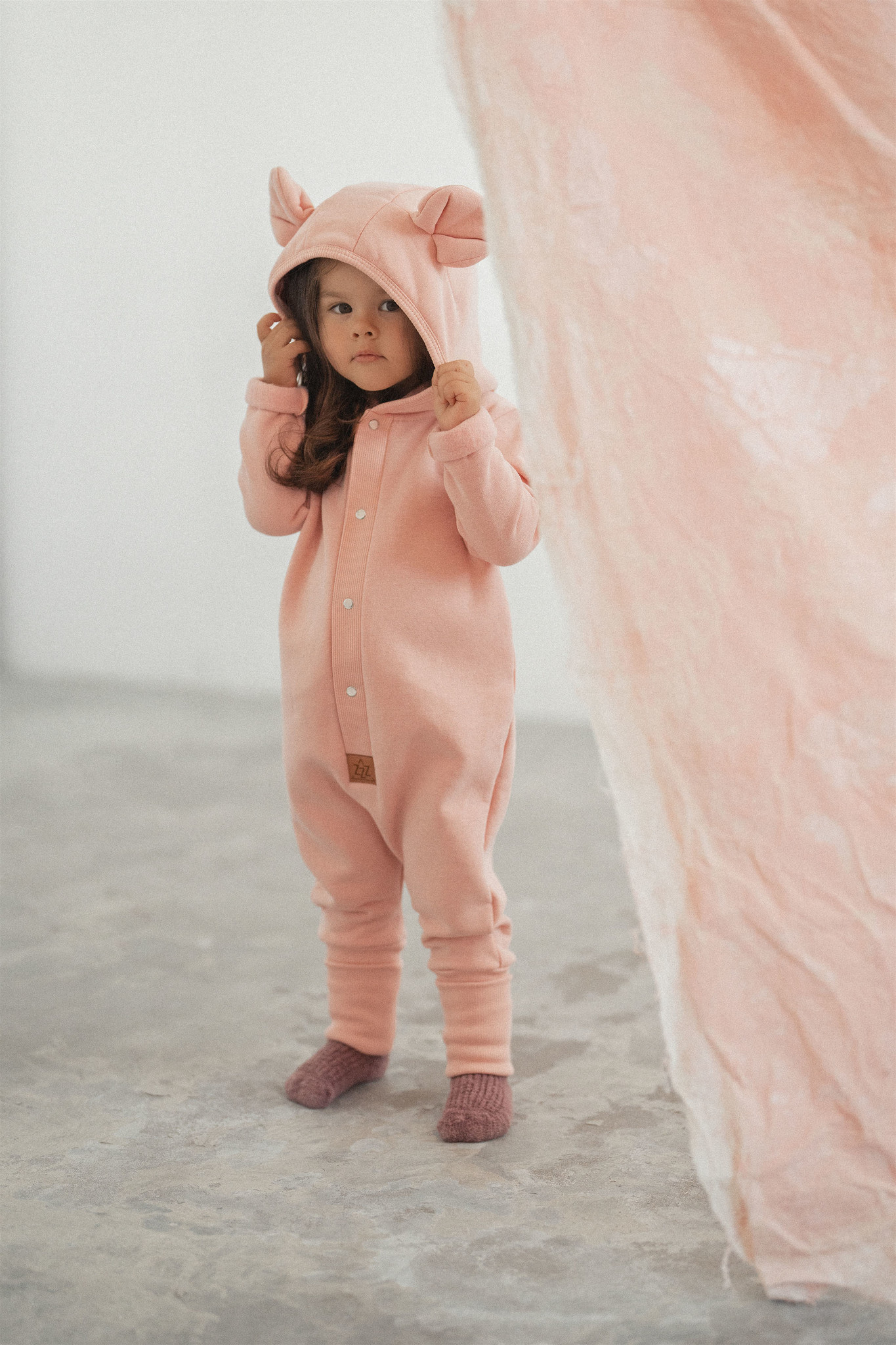 BABY CLOTHING WITH EARS | JUMPSUIT WITH HOOD | WARM BABY SUIT