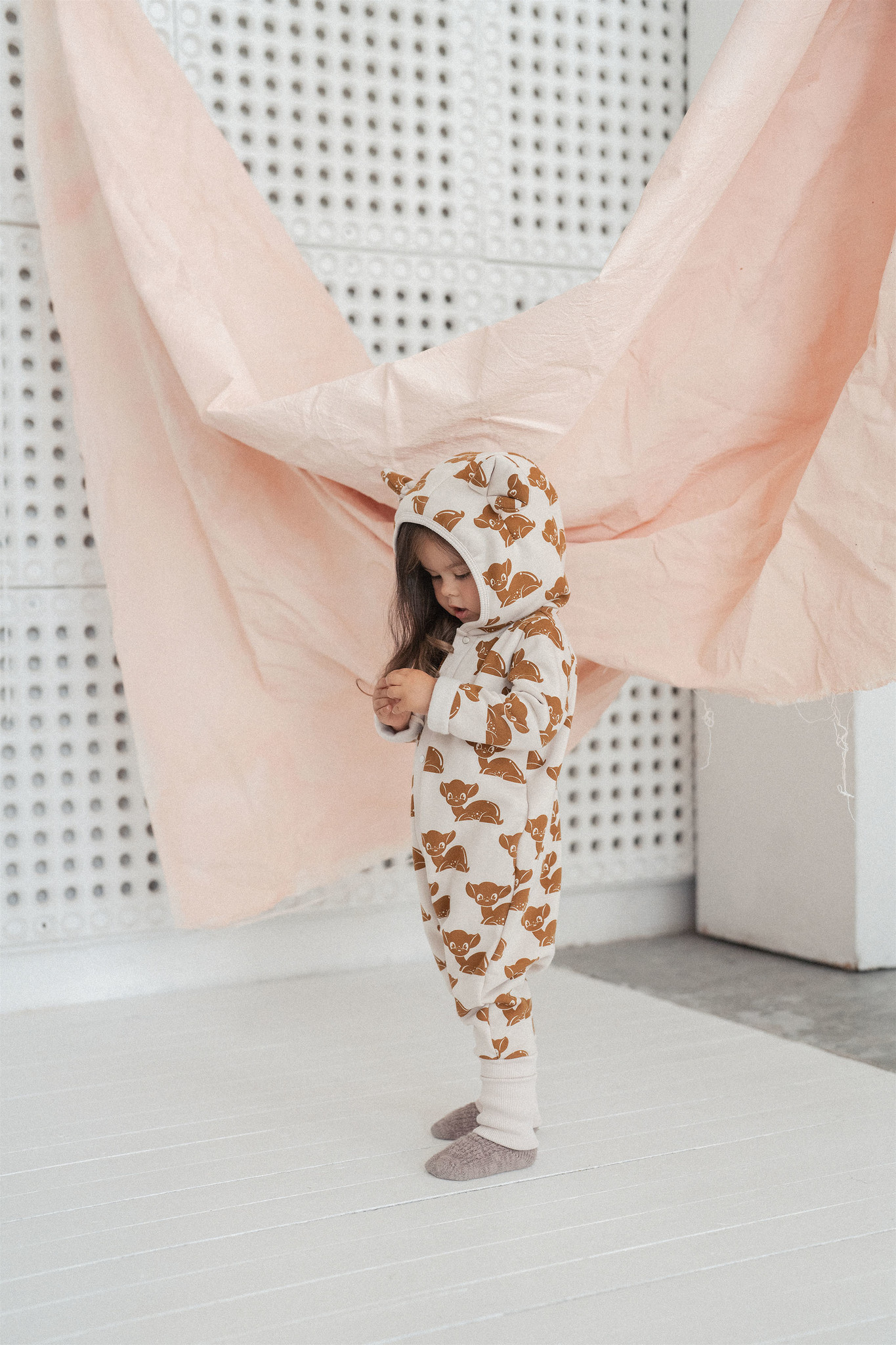 BABY CLOTHING WITH EARS | JUMPSUIT WITH HOOD | WARM BABY SUITS