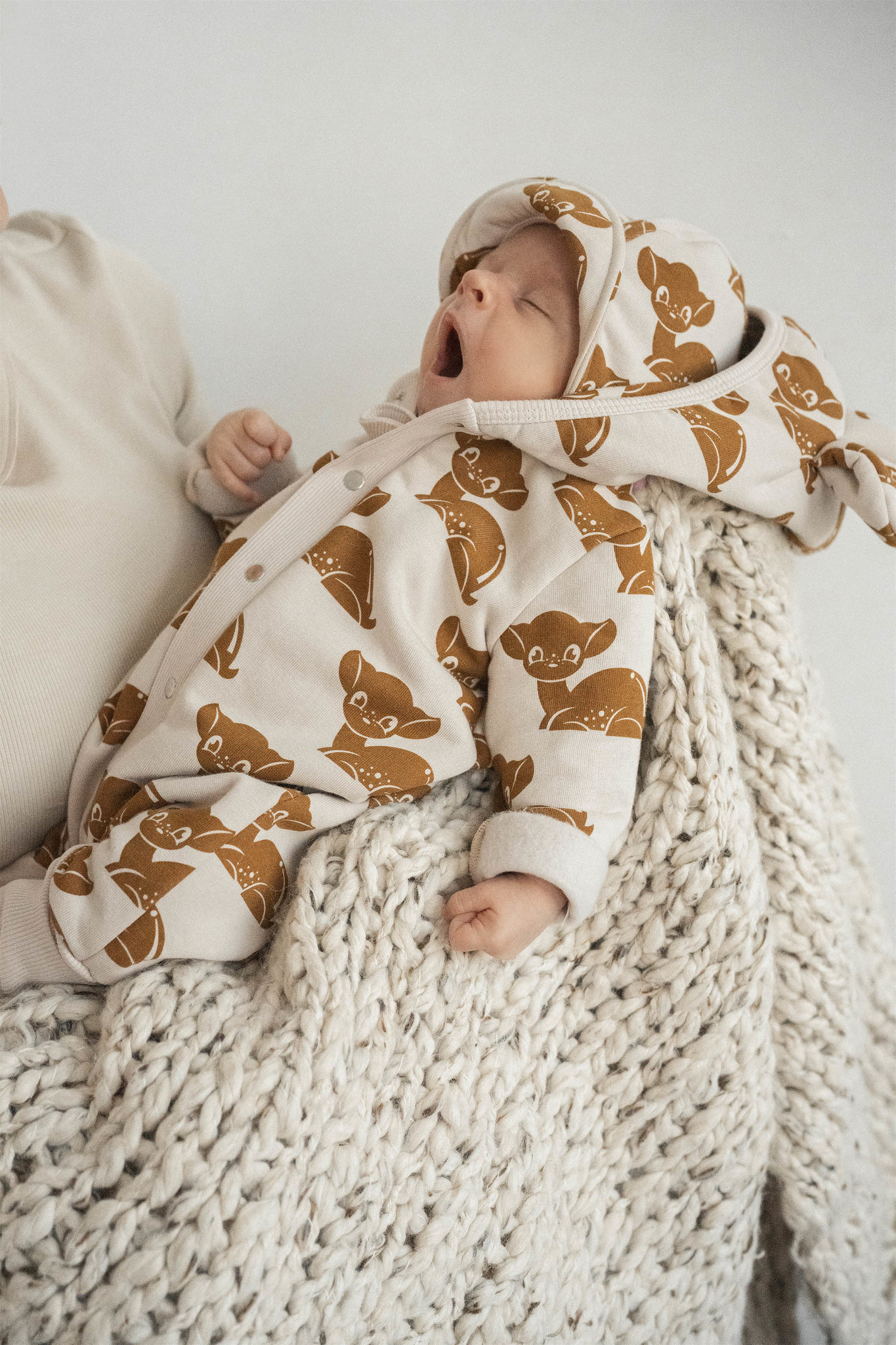 BABY CLOTHING WITH EARS | JUMPSUIT WITH HOOD | WARM BABY SUITS