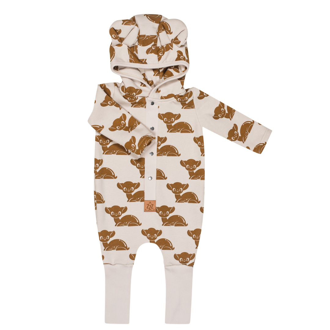BABY CLOTHING WITH EARS | JUMPSUIT WITH HOOD | WARM BABY SUITS