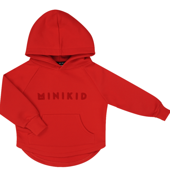 HOODIE CHENILLE RED
