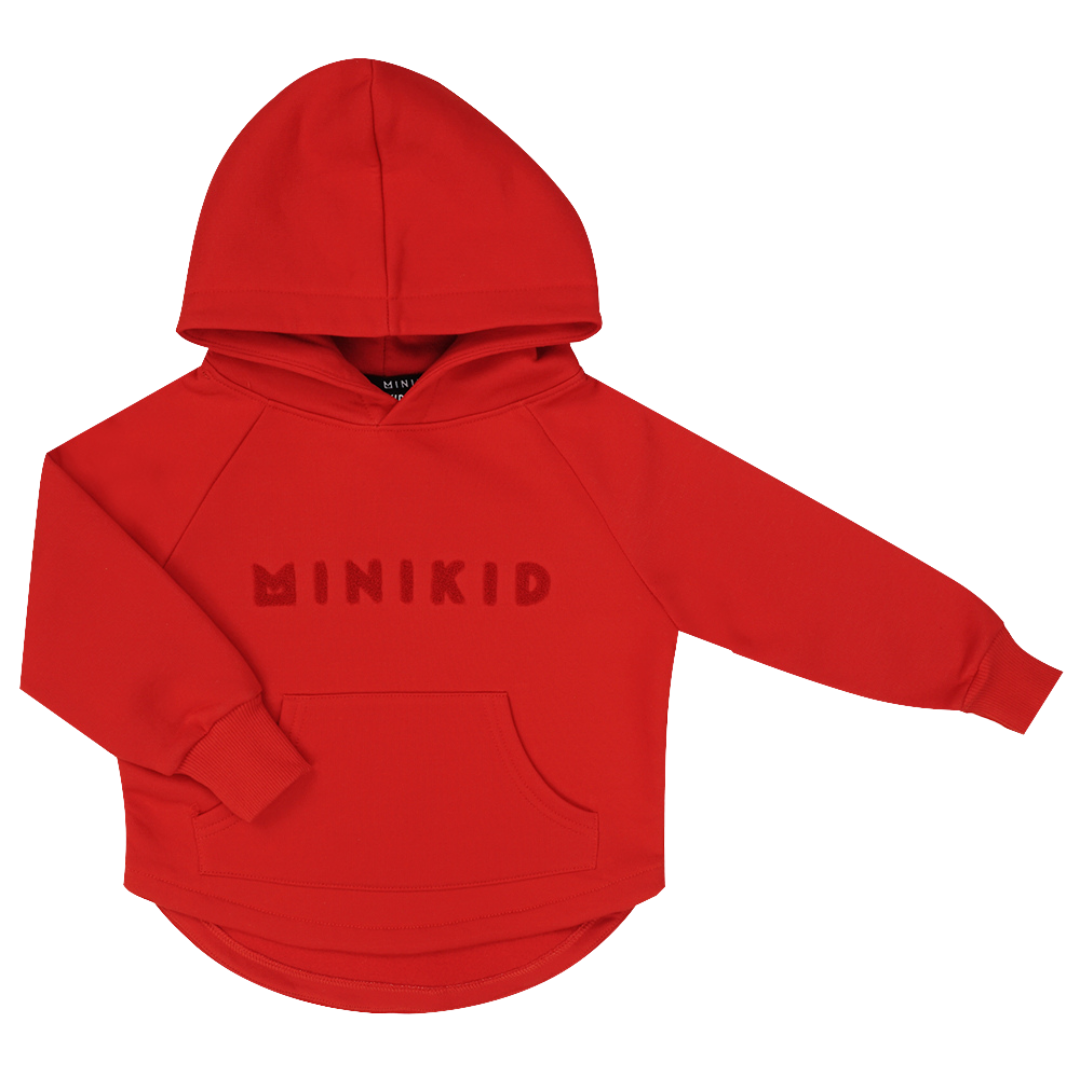RODE HOODIE | SWEATER MET CAPUCHON | STOERE KINDERKLEDING