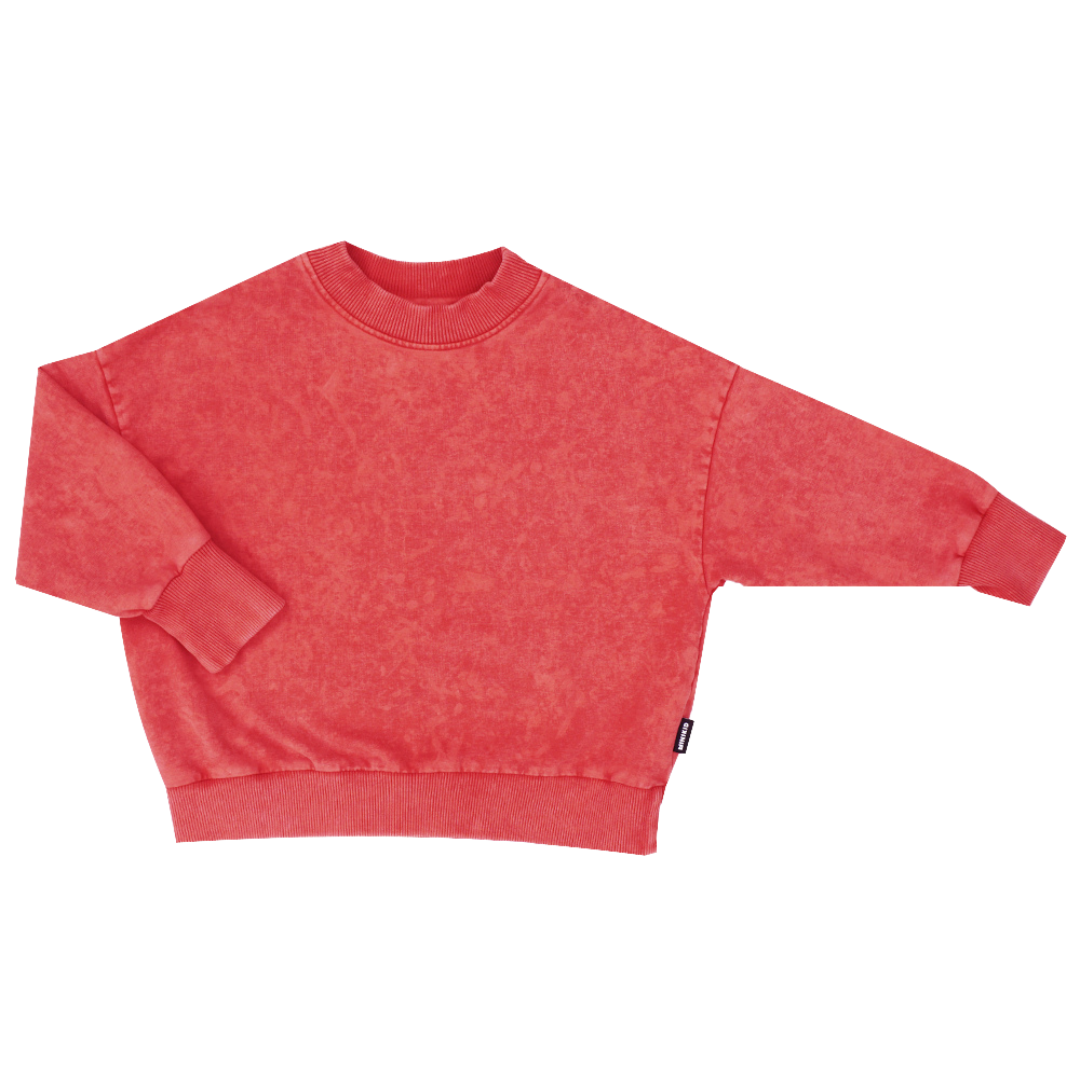 Minikid ACID RED SWEATER | UNISEX SWEATER | COOL KIDS CLOTHING