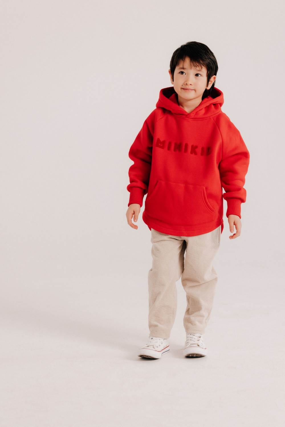 RODE HOODIE | SWEATER MET CAPUCHON | STOERE KINDERKLEDING