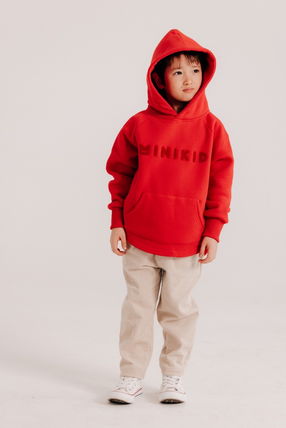 RODE HOODIE | SWEATER MET CAPUCHON | STOERE KINDERKLEDING