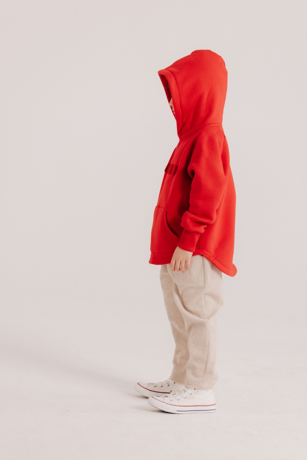 RODE HOODIE | SWEATER MET CAPUCHON | STOERE KINDERKLEDING
