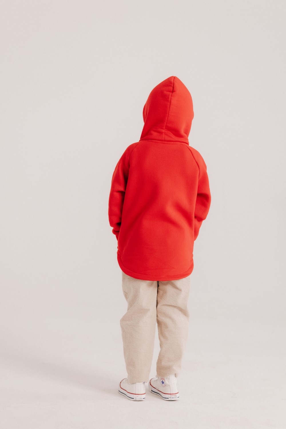 RODE HOODIE | SWEATER MET CAPUCHON | STOERE KINDERKLEDING