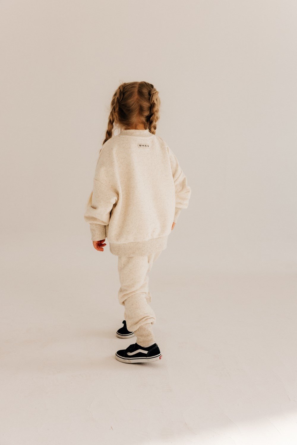 Minikid BEIGE JOGGER | UNISEX TROUSERS | SOFT WARM JOGGING PANTS