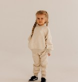 Minikid BEIGE JOGGER | UNISEX BROEK | ZACHTE WARME JOGGING BROEK