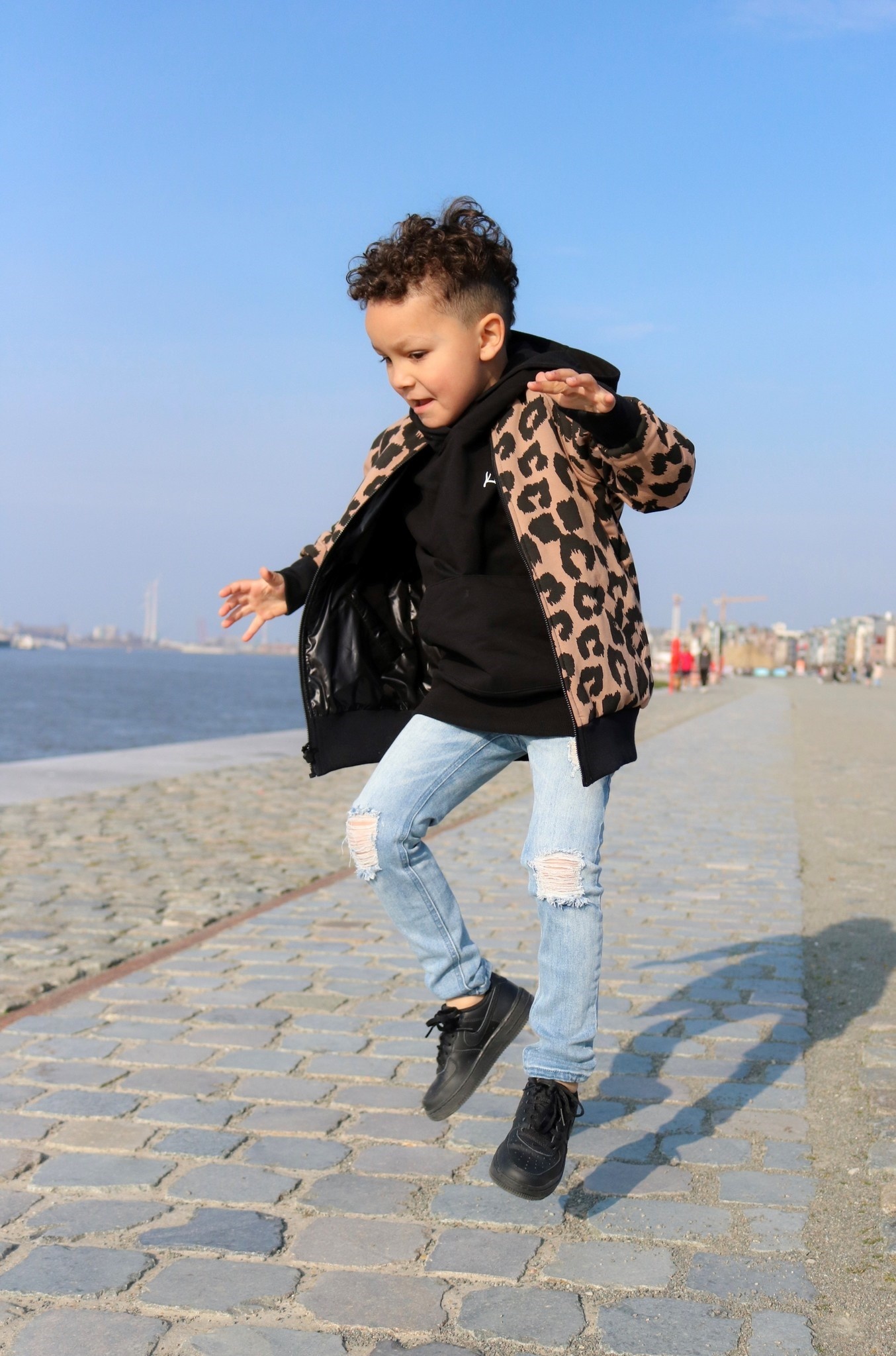STOER JASJE VOOR KINDEREN | TWEEZIJDIGE TUSSENJAS | MINIKID KINDERKLEDING