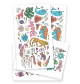 Ducky Street COLORFUL TATOOS | CHILDREN'S TATTOO | TEMPORARY STICK TATTOO SLEEVE