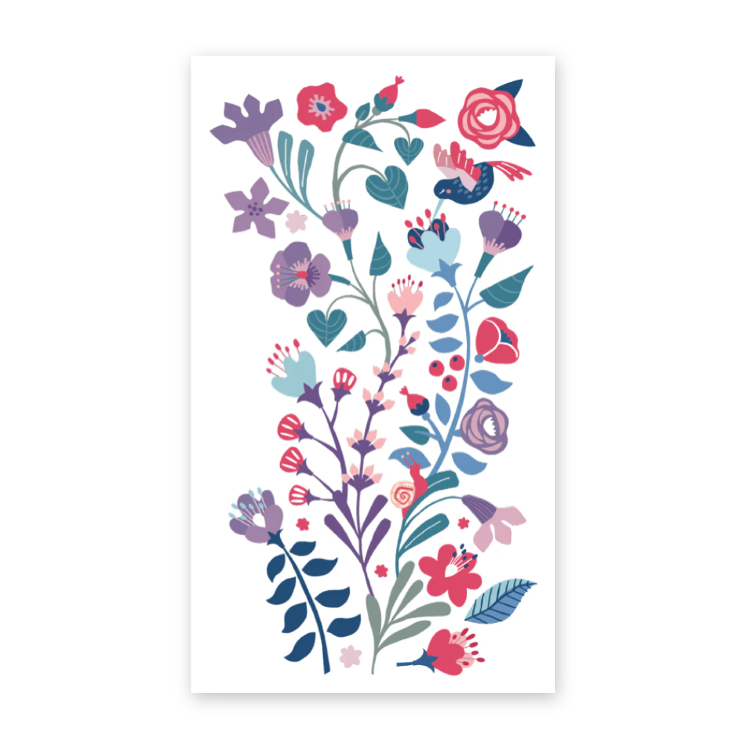 BLOEMEN TATOOS | KINDER TATOEAGE | TIJDELIJKE PLAK TATTOO SLEEVE