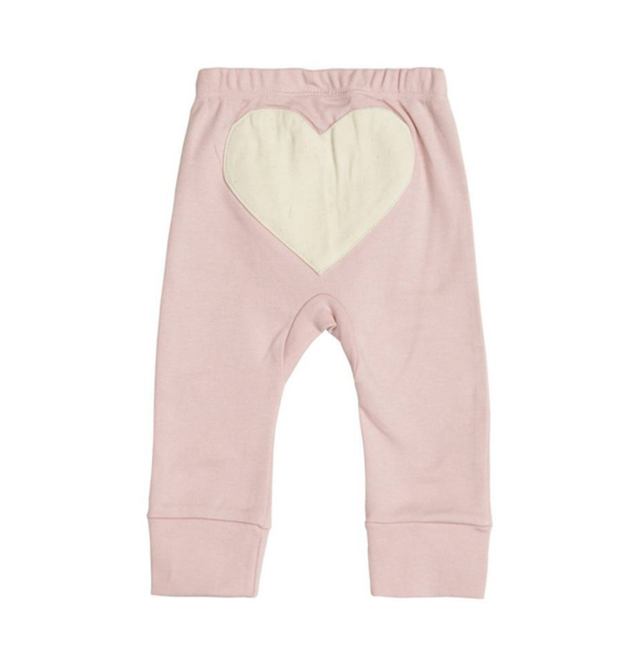 DUSTY PINK HEART BROEK