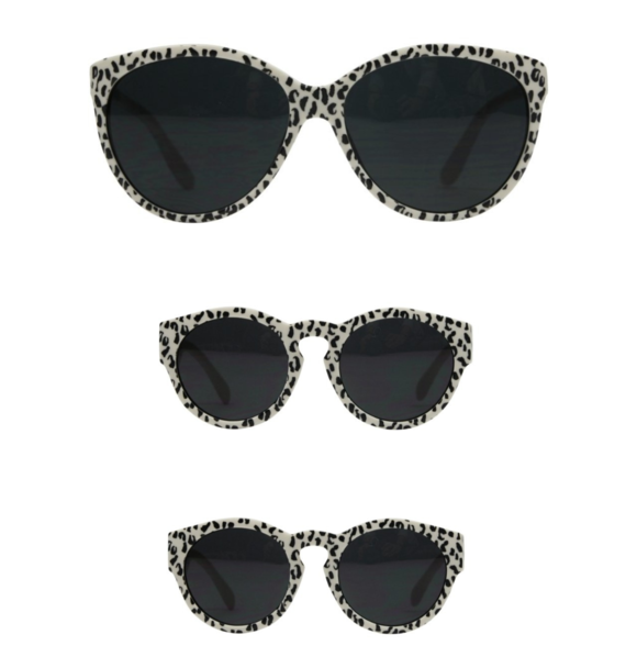 SUNGLASSES ECRU LEOPARD