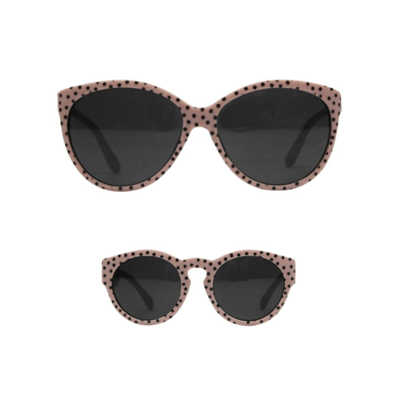 SUNGLASSES PINK DOTS