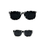 ZWART WIT ZONNEBRIL | ZONNEBRIL VOOR JONGENS | VANPAULINE