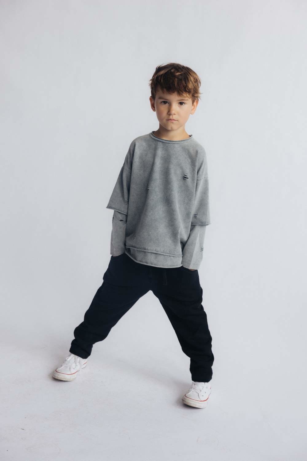 Minikid ZWARTE ACID JOGGER | STOERE JEANS | KINDERKLEDING ONLINE