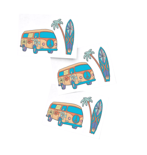 HIPPIE OF TATTOO (3x)