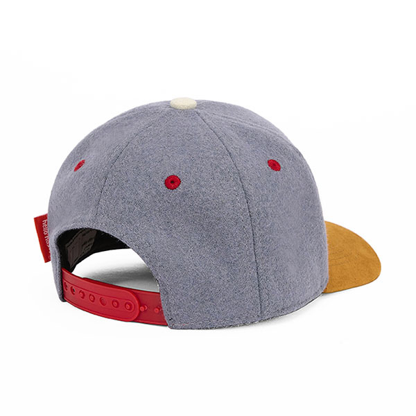 Hello Hossy GRAY CHILDREN'S CAP | CAP MADE OF FELT FABRIC | BABY CAP