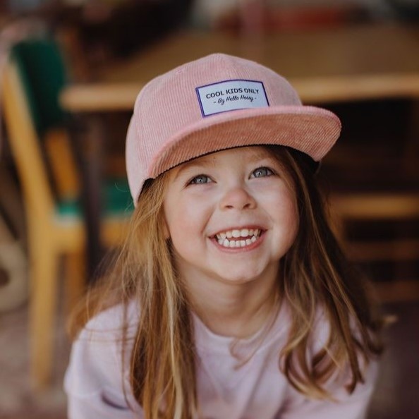 Hello Hossy PINK CHILDREN'S CAP | VELVET CAP | BABY CAP