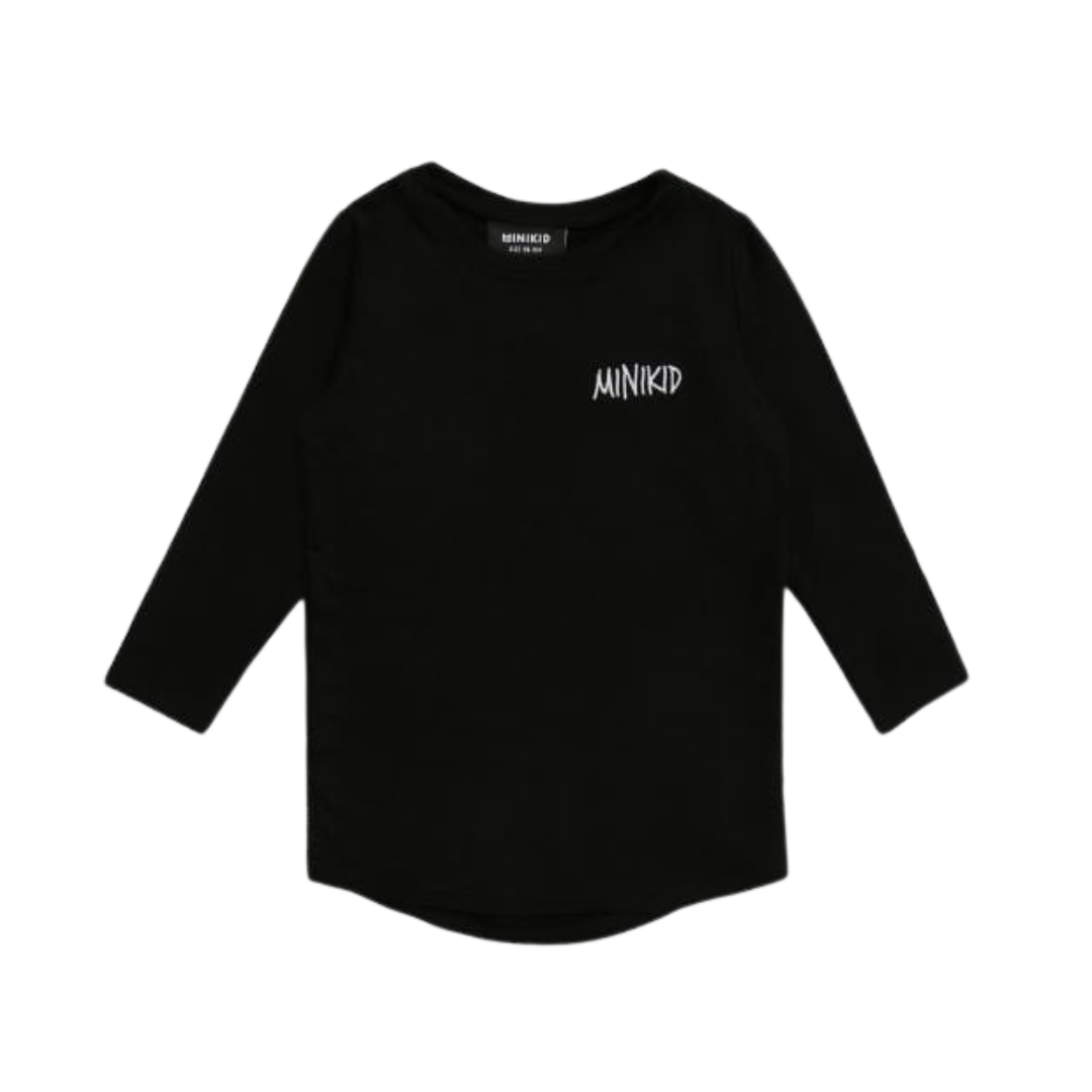 Minikid STOERE LONGSLEEVE KINDEREN | ZWARTE LONGSLEEVE JONGEN | MINIKID