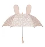VanPauline LICHT ROZE PARAPLU MET BLOEMEN PRINT | KINDER PARAPLU MET OORTJES